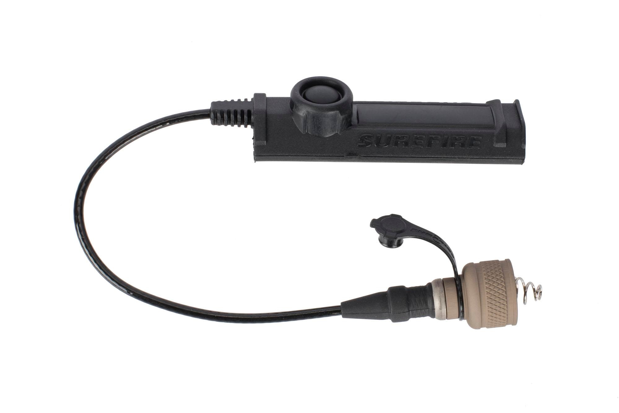 SureFire Replacement Rear Cap Assembly and SR07 Rail Tape Switch Tan